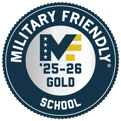 '25-26 Gold Military Friendly School® award